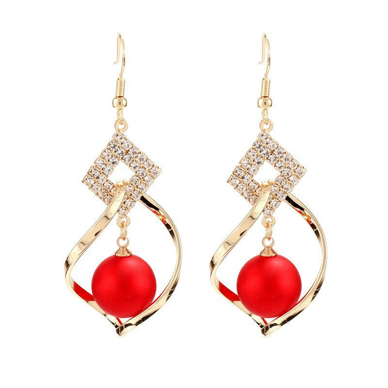 Women'S Fashionable Temperamental All-Match Earrings